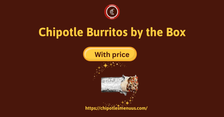 Chipotle Burritos by the Box