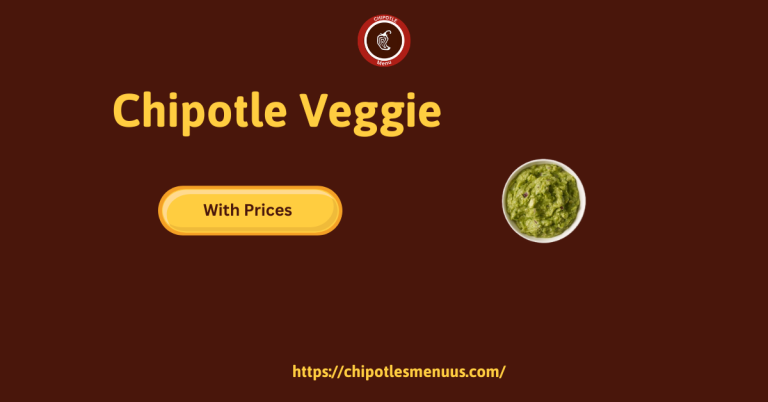 Chipotle Veggie Prices and Calories 2026
