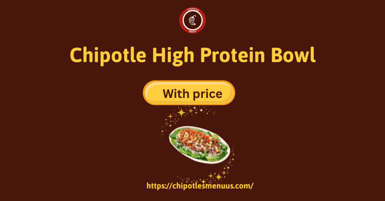 Chipotle High Protein Bowl
