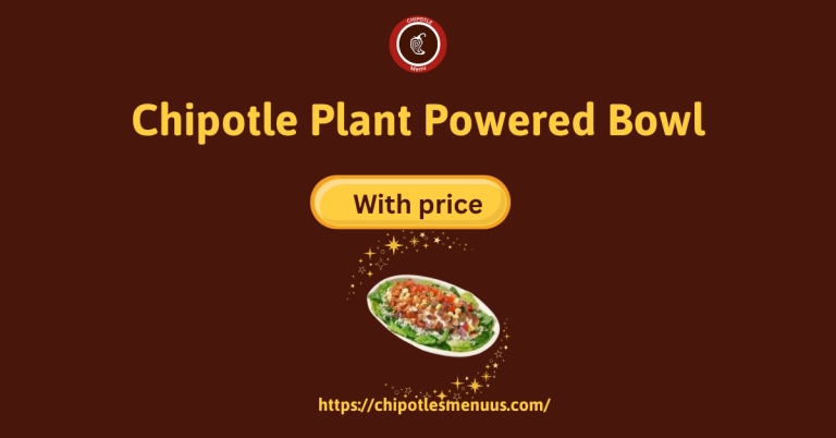 Chipotle Plant Powered Bowl